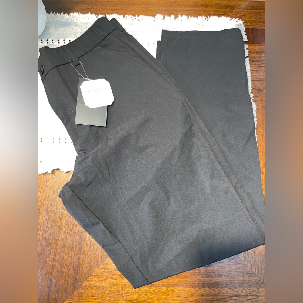 Men’s Black Performance Dress Pants 32x30 Stretch Casual NWT